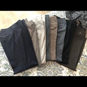 Express Editor dress pants (8 pairs)